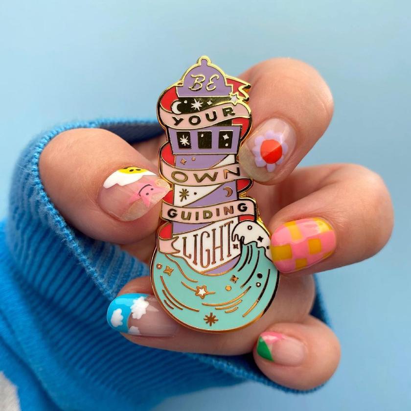 Erstwilder Be Your Own Guiding Light Enamel Pin EP0114-3243