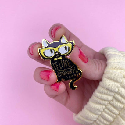 Erstwilder Feline Fine Enamel Pin EP0118-7060