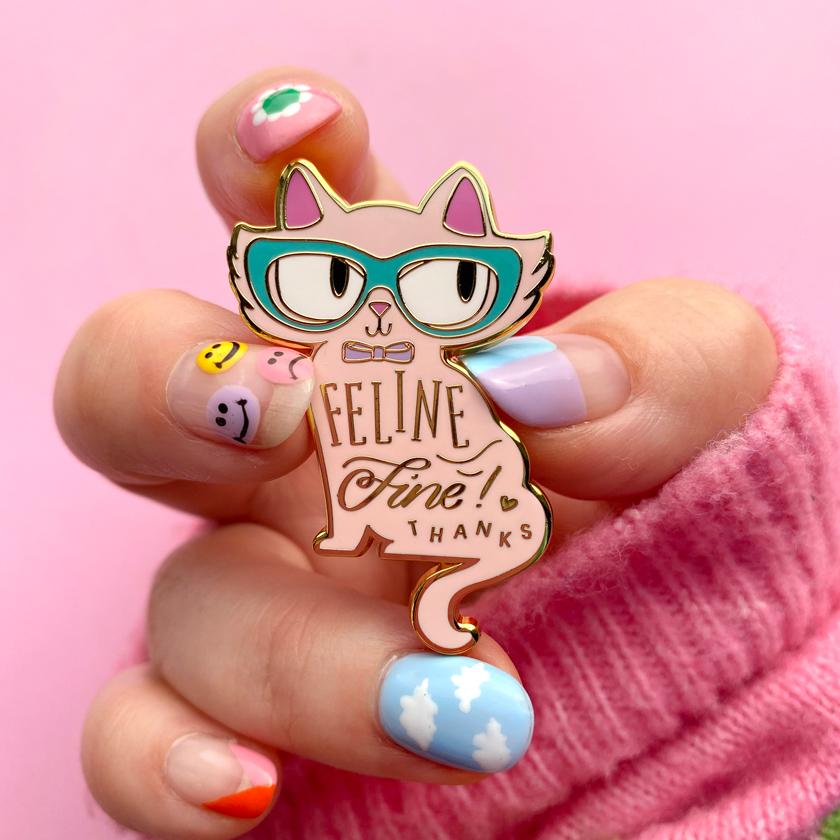 Erstwilder Feline Fine Enamel Pin EP0118-2144