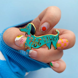 Erstwilder Hot Dawg! Enamel Pin EP0119-4400