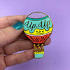 Up, Up and Away Enamel Pin
