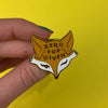 Erstwilder Zero Fox Given Enamel Pin EP0126-6280
