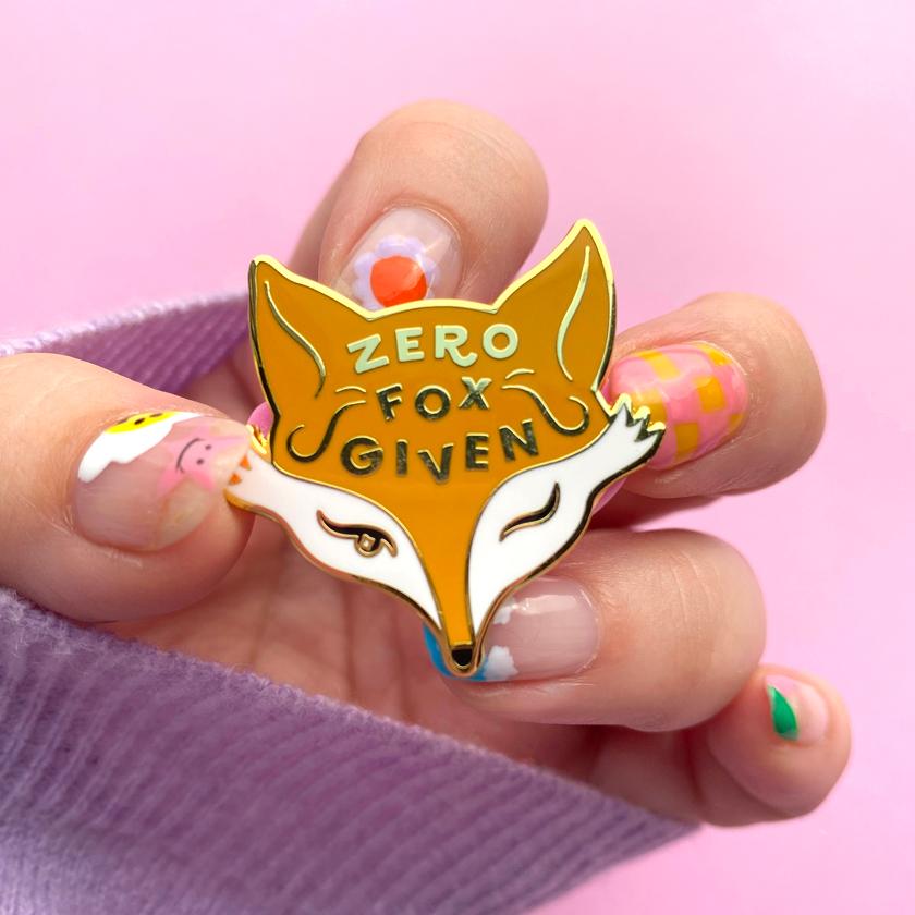 Erstwilder Zero Fox Given Enamel Pin EP0126-6280