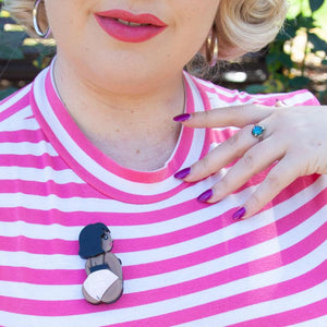 Erstwilder Cute Butt Club Brooch BH6838-2090