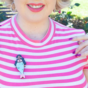 Erstwilder Just Add Water Mermaid Brooch BH6832-4390