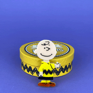 Erstwilder Charlie Brown Brooch BH7168-6081
