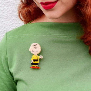 Erstwilder Charlie Brown Brooch BH7168-6081