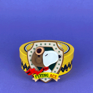 Erstwilder Flying Ace Brooch BH7180-8090