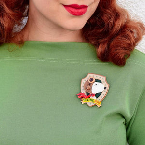 Erstwilder Flying Ace Brooch BH7180-8090