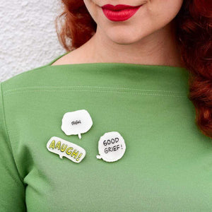 Erstwilder Good Grief! Brooch Set BH7183-8070