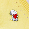Snoopy's Big Heart Enamel Pin