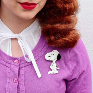 Erstwilder Snoopy Brooch BH7165-8070