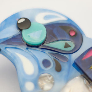 Erstwilder The Astute Azure Kingfsher Brooch BH7208-3001