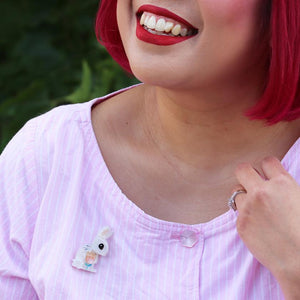 Erstwilder The Beloved Bunny Mini Brooch BH7149-8000
