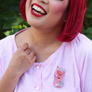 Erstwilder The Mirthful Major Mitchell Brooch BH7205-2080