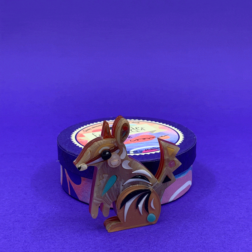 Erstwilder The Notorious Numbat Brooch BH7216-9000