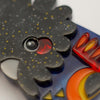 The Rare Red-Tail Cockatoo Brooch