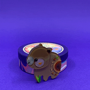 Erstwilder The Wondrous Wombat Brooch BH7207-9000