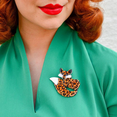 Erstwilder Faustine Fox Brooch BH5664-9080