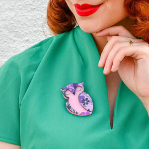 Erstwilder Olive Owl Brooch BH5526-5051