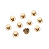 Enamel Pin Metal Locking Clasp 10-Pack - Gold