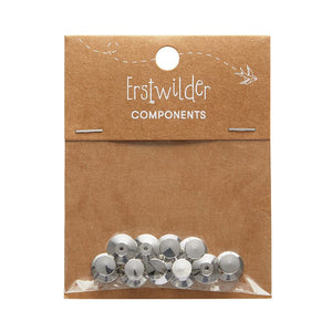 Enamel Pin Metal Locking Clasp 10-Pack - Silver  -  Erstwilder  -  Quirky Resin and Enamel Accessories