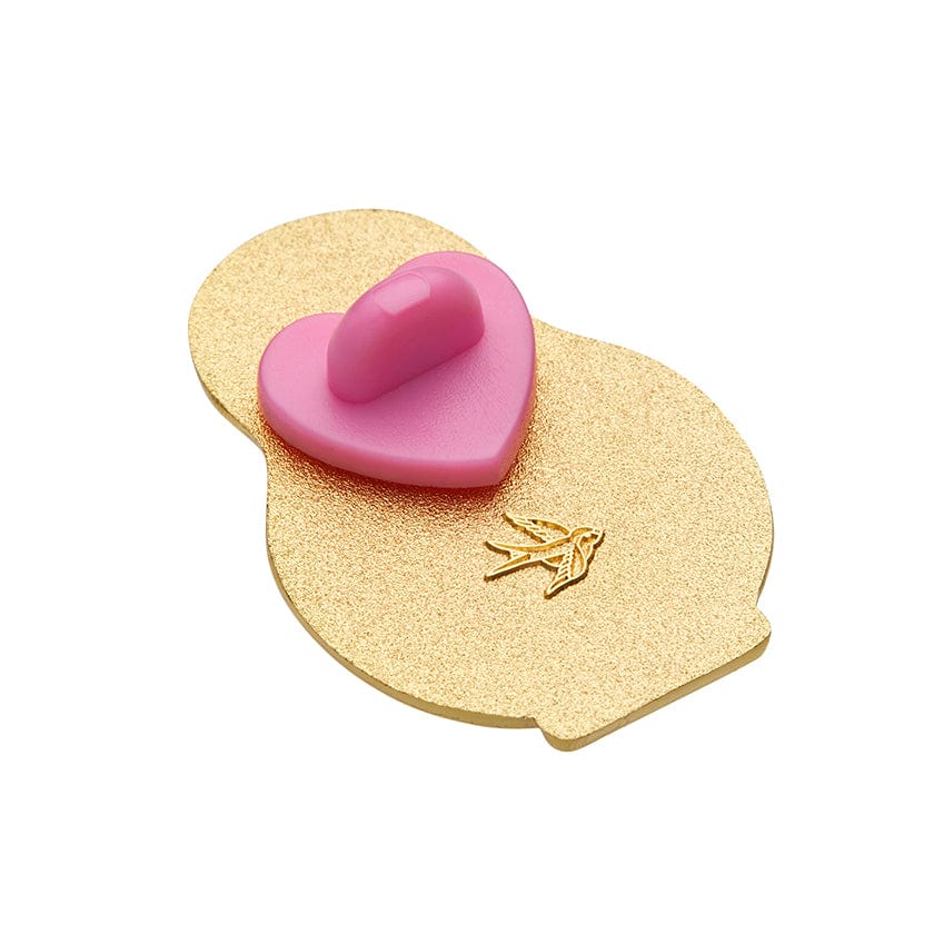 Enamel Pin Rubber Heart Locking Clasp 10-Pack-Pink  -  Erstwilder  -  Quirky Resin and Enamel Accessories