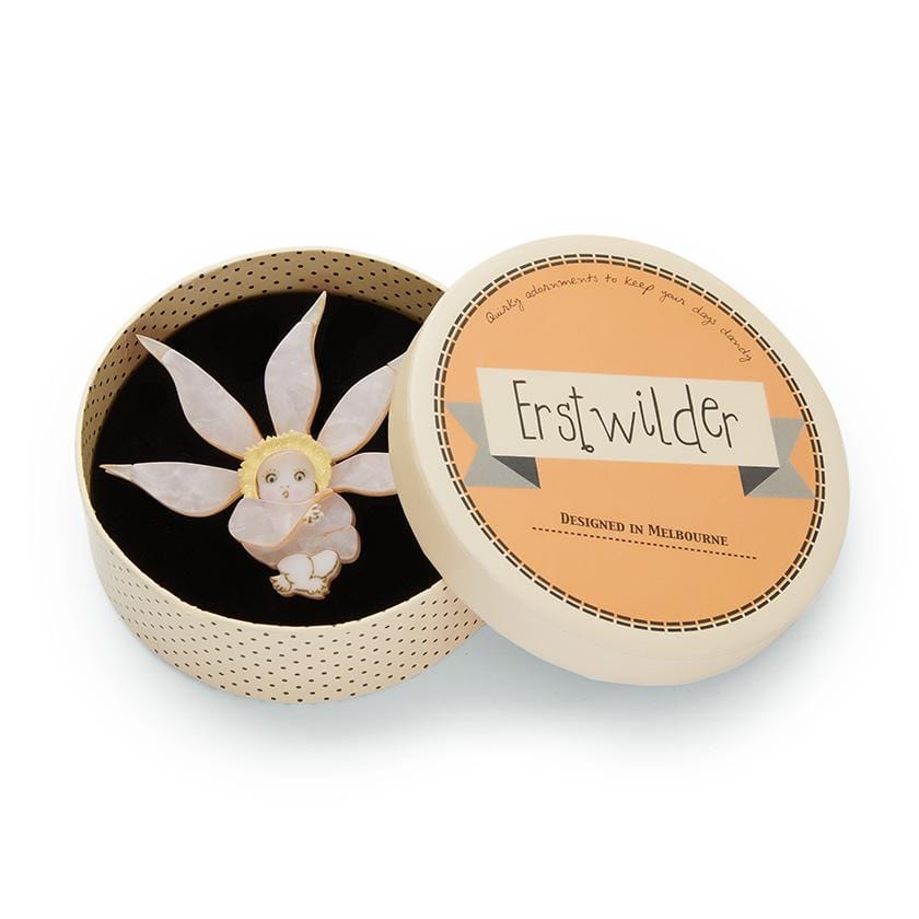 Erstwilder Flannel Flower Brooch BH6830-8060