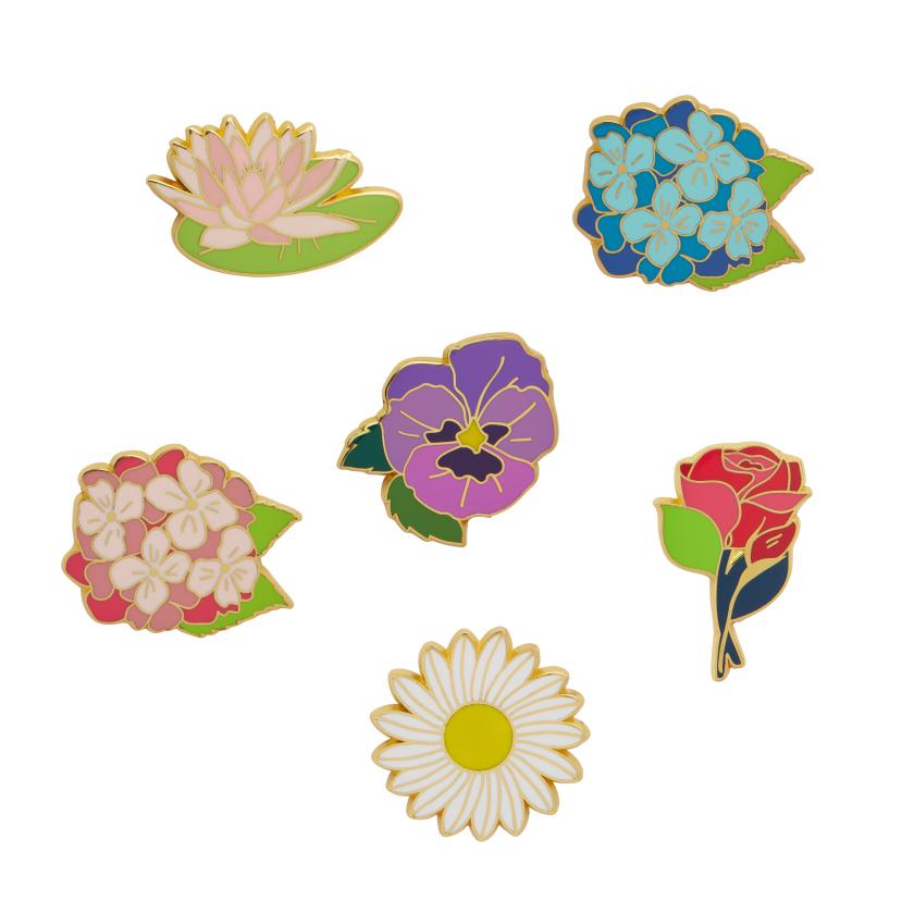 Erstwilder Floral Fancies Pin Set EPX0006-0100