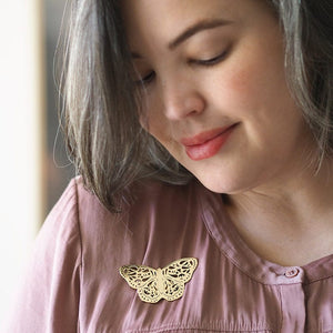 Erstwilder Prince of Orange Perfume Brooch AE1BH01