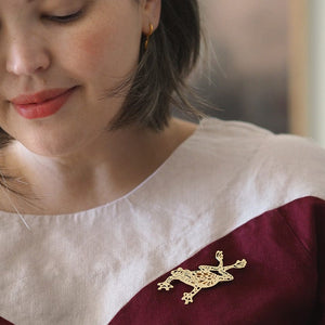 Erstwilder Leaps and Bounds Perfume Brooch AE1BH02