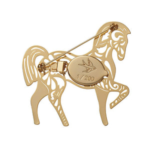 Erstwilder Friesian Fancy Perfume Brooch AE1BH04