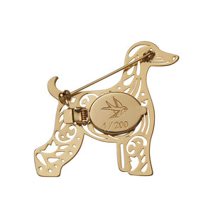 Erstwilder Ainslee the Afghan Hound Perfume Brooch AE1BH05
