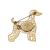Ainslee the Afghan Hound Perfume Brooch