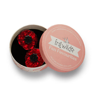 Erstwilder Poppy Field Hair Clips Set - 2 Piece AH2HR01