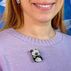 The Patient Panda Mini Brooch