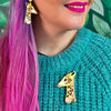 The Genteel Giraffe Brooch