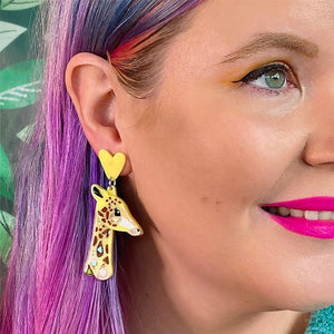 Erstwilder The Genteel Giraffe Earrings AK1EG03