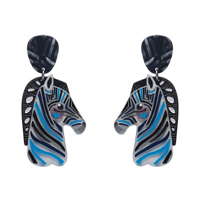 Erstwilder The Zealous Zebra Earrings AK1EG04
