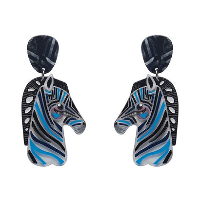 Erstwilder The Zealous Zebra Earrings AK1EG04