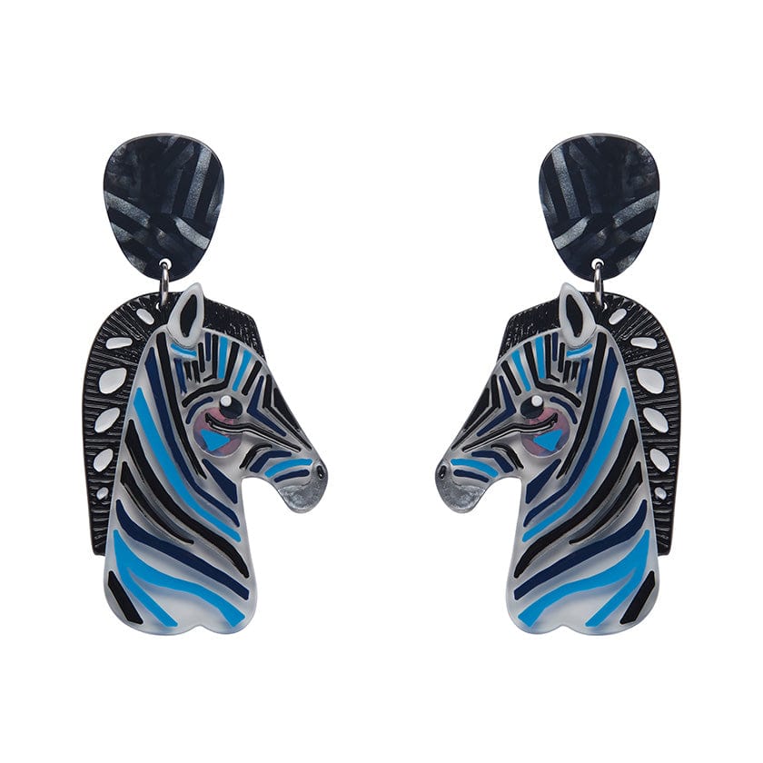 Erstwilder The Zealous Zebra Earrings AK1EG04
