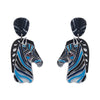 The Zealous Zebra Earrings