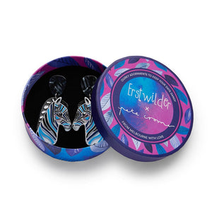 Erstwilder The Zealous Zebra Earrings AK1EG04