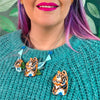 The Tranquil Tiger Brooch