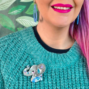 Erstwilder The Elated Elephant Brooch AK1BH07