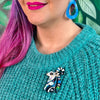 The Learned Lemur Brooch