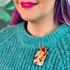The Liberated Lion Brooch