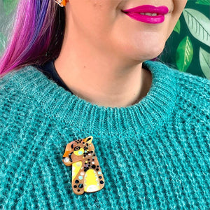 Erstwilder The Choosy Cheetah Brooch AK1BH11