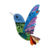 The Hardworking Hummingbird Brooch