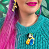 The Maverick Macaw Brooch